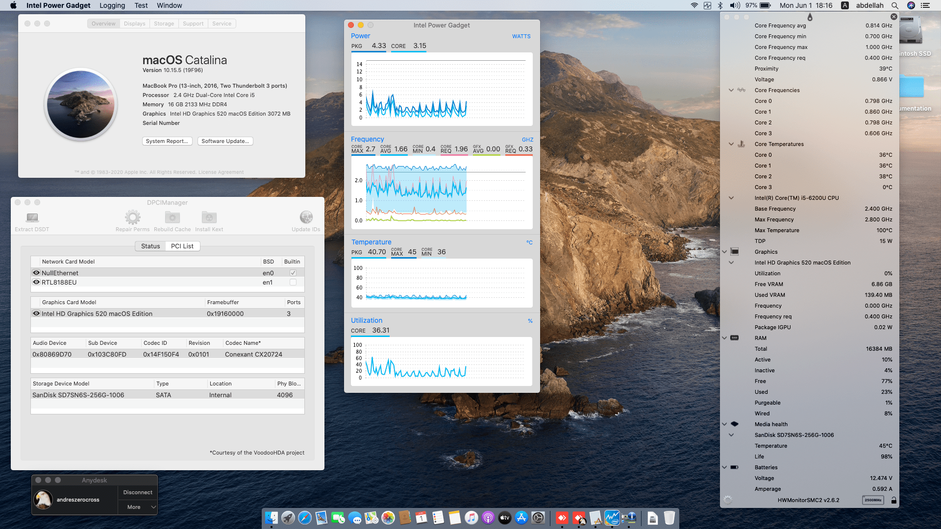 HP Probook 650 G2 [SkyLake   Intel HD 520] 1